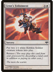 Magic: The Gathering Cenn's Enlistment (003) Moderately Played