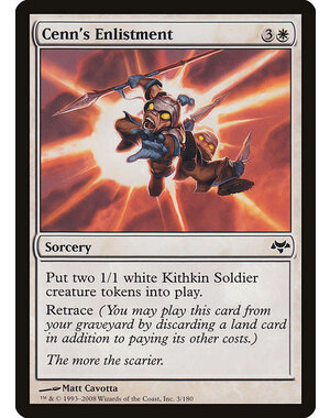 Magic: The Gathering Cenn's Enlistment (003) Moderately Played