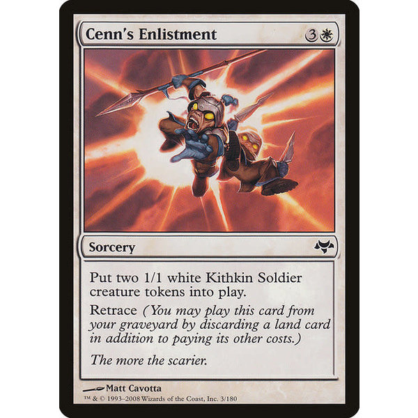 Magic: The Gathering Cenn's Enlistment (003) Moderately Played