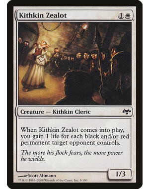 Magic: The Gathering Kithkin Zealot (009) Moderately Played