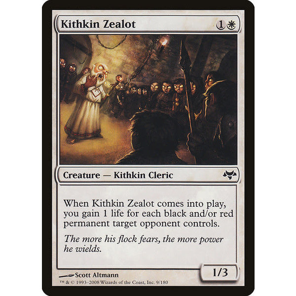 Magic: The Gathering Kithkin Zealot (009) Moderately Played