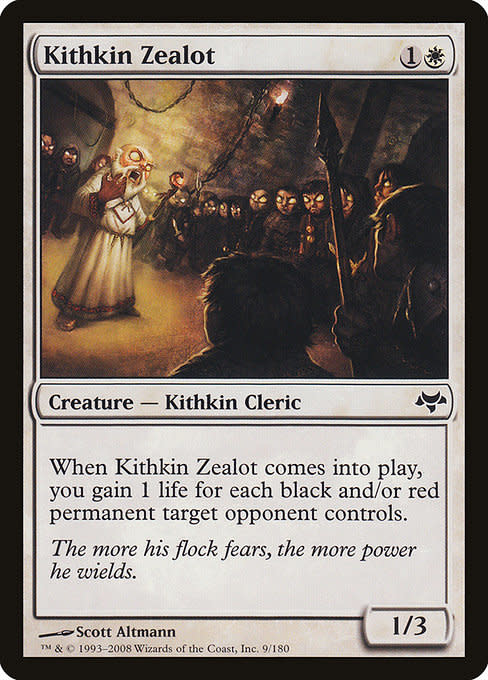 Magic: The Gathering Kithkin Zealot (009) Moderately Played - Kingslayer  Games