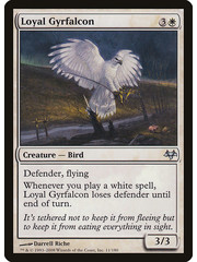 Magic: The Gathering Loyal Gyrfalcon (011) Moderately Played