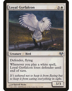 Magic: The Gathering Loyal Gyrfalcon (011) Moderately Played