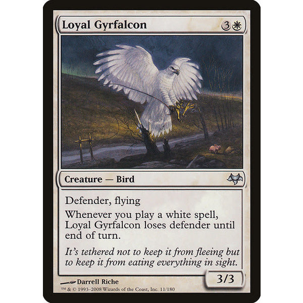 Magic: The Gathering Loyal Gyrfalcon (011) Moderately Played