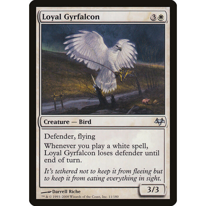 Magic: The Gathering Loyal Gyrfalcon (011) Moderately Played