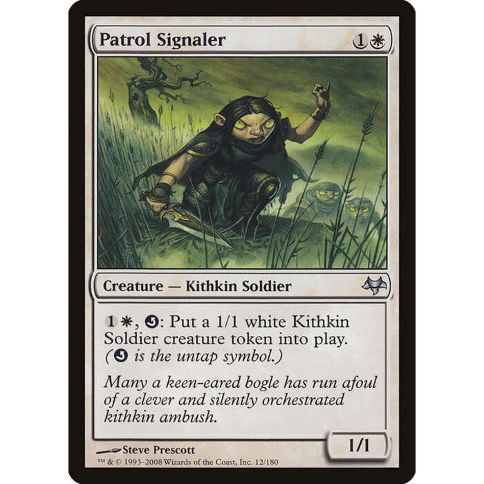 Magic: The Gathering Patrol Signaler (012) Moderately Played