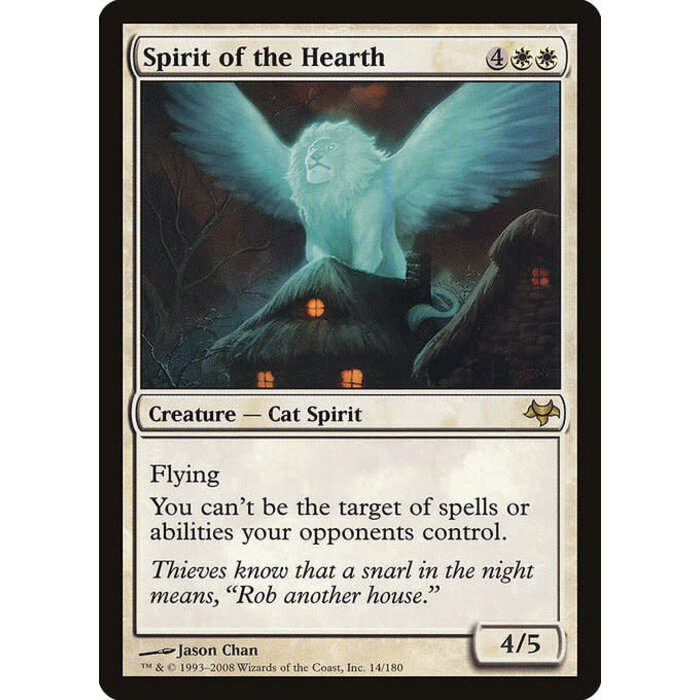 Magic: The Gathering Spirit of the Hearth (014) Moderately Played