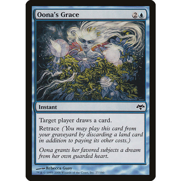 Magic: The Gathering Oona's Grace (027) Moderately Played