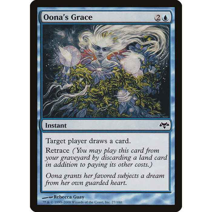 Magic: The Gathering Oona's Grace (027) Moderately Played
