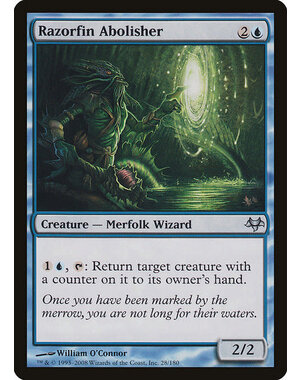 Magic: The Gathering Razorfin Abolisher (028) Moderately Played
