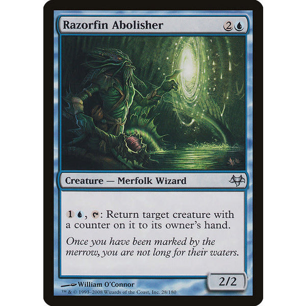 Magic: The Gathering Razorfin Abolisher (028) Moderately Played