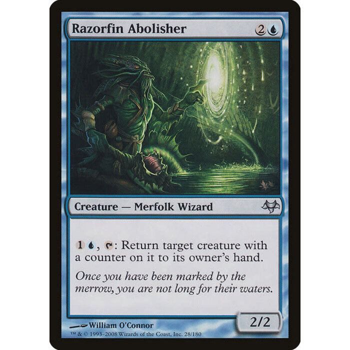 Magic: The Gathering Razorfin Abolisher (028) Moderately Played