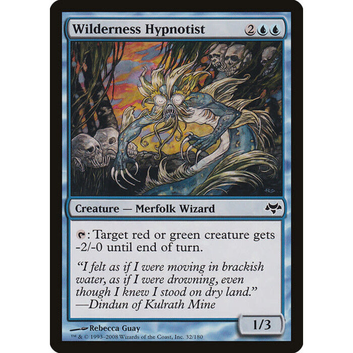 Magic: The Gathering Wilderness Hypnotist (032) Moderately Played