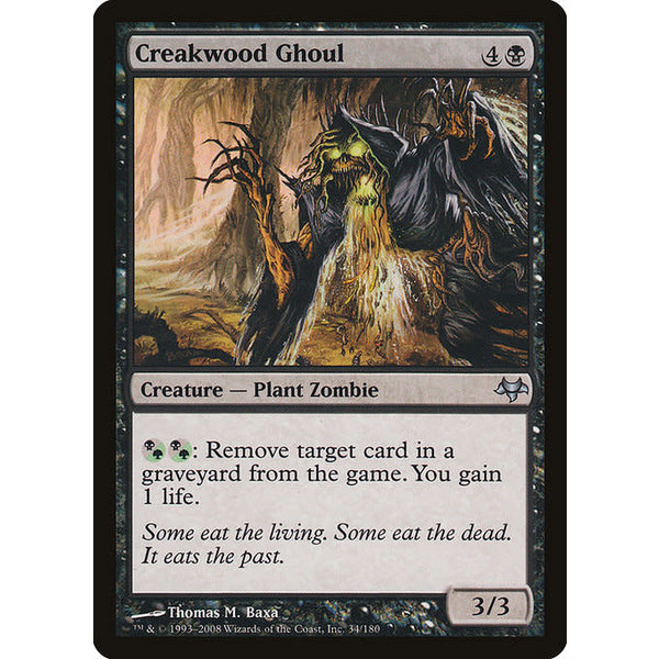 Magic: The Gathering Creakwood Ghoul (034) Moderately Played