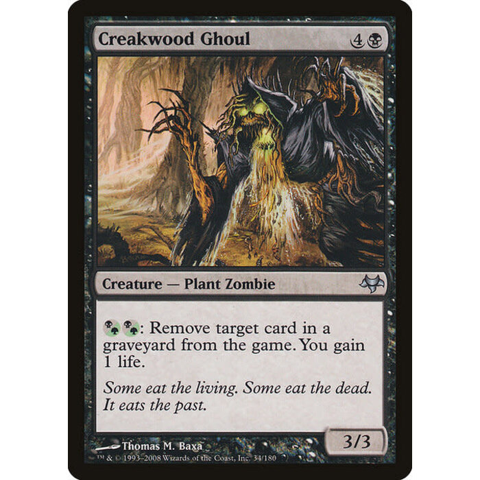 Magic: The Gathering Creakwood Ghoul (034) Moderately Played