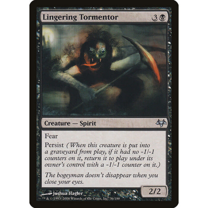Magic: The Gathering Lingering Tormentor (036) Moderately Played