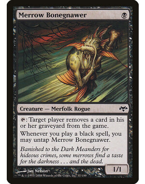 Magic: The Gathering Merrow Bonegnawer (037) Moderately Played