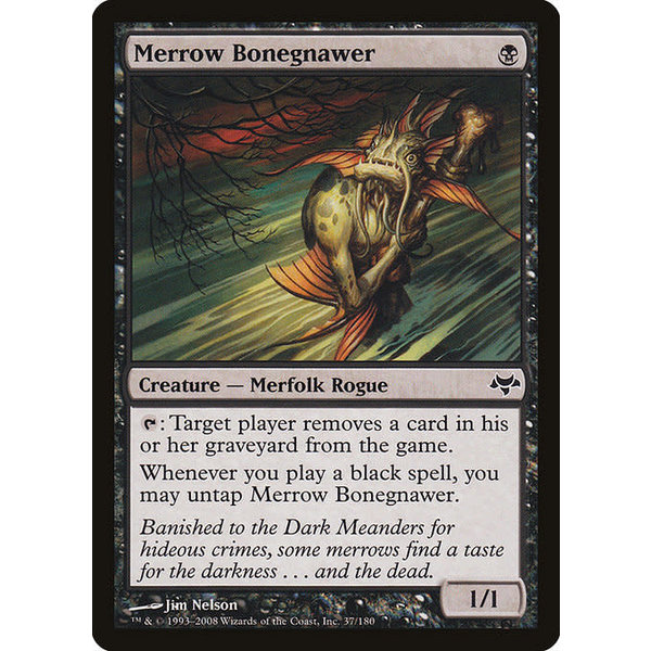Magic: The Gathering Merrow Bonegnawer (037) Moderately Played