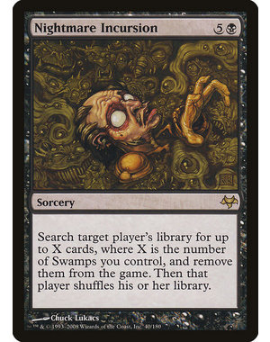 Magic: The Gathering Nightmare Incursion (040) Moderately Played