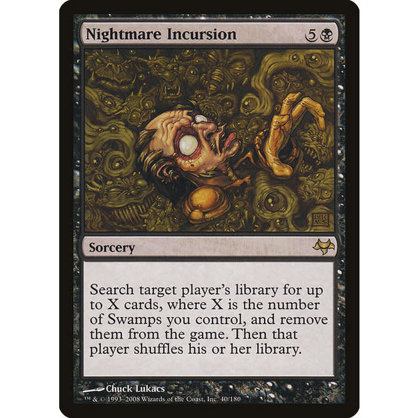 Magic: The Gathering Nightmare Incursion (040) Moderately Played