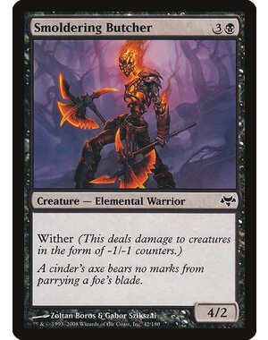 Magic: The Gathering Smoldering Butcher (042) Moderately Played