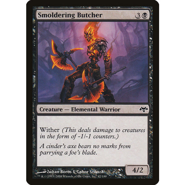 Magic: The Gathering Smoldering Butcher (042) Moderately Played