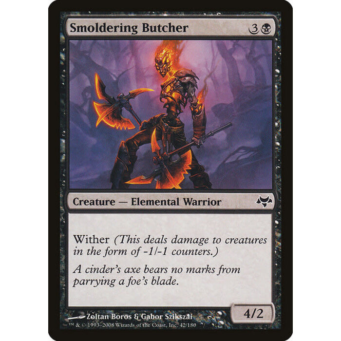 Magic: The Gathering Smoldering Butcher (042) Moderately Played