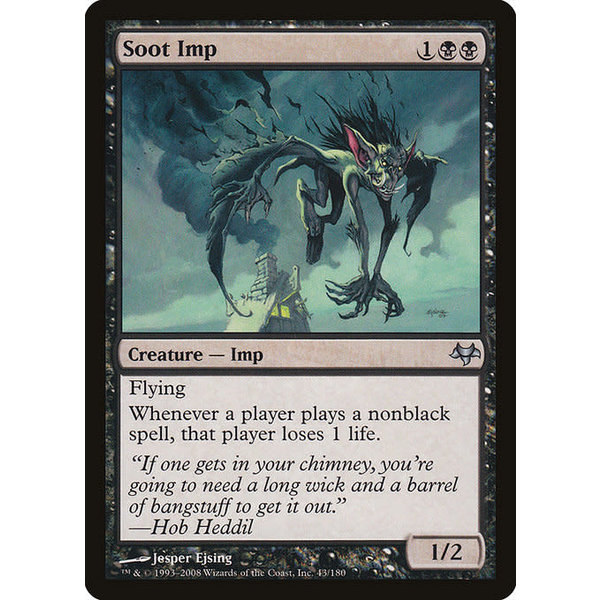 Magic: The Gathering Soot Imp (043) Moderately Played