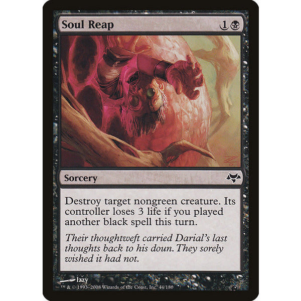 Magic: The Gathering Soul Reap (044) Moderately Played