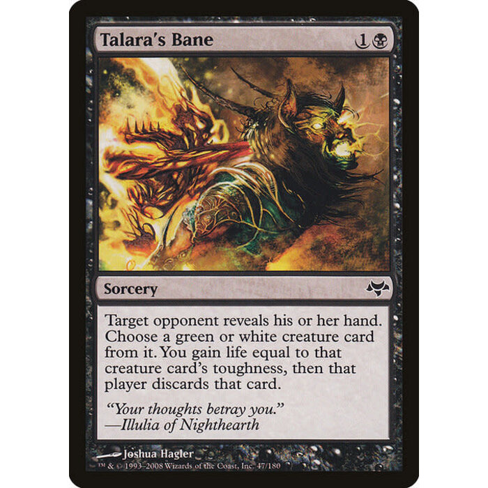 Magic: The Gathering Talara's Bane (047) Moderately Played
