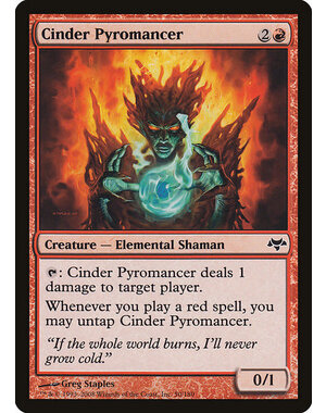Magic: The Gathering Cinder Pyromancer (050) Moderately Played