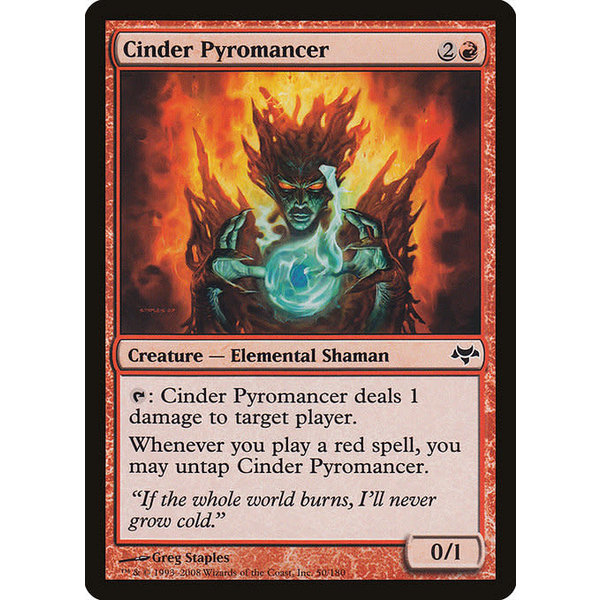 Magic: The Gathering Cinder Pyromancer (050) Moderately Played