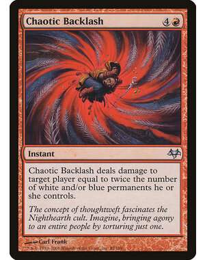 Magic: The Gathering Chaotic Backlash (049) Moderately Played