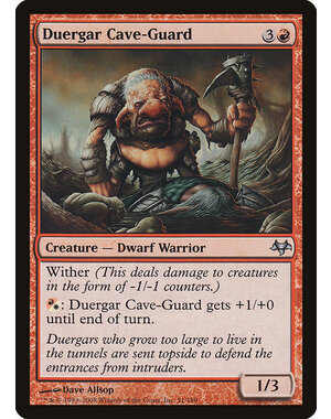 Magic: The Gathering Duergar Cave-Guard (051) Moderately Played