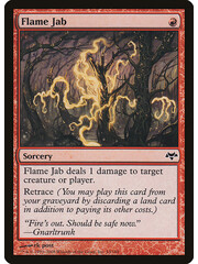 Magic: The Gathering Flame Jab (053) Moderately Played