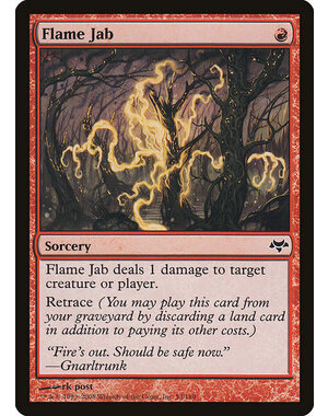 Magic: The Gathering Flame Jab (053) Moderately Played