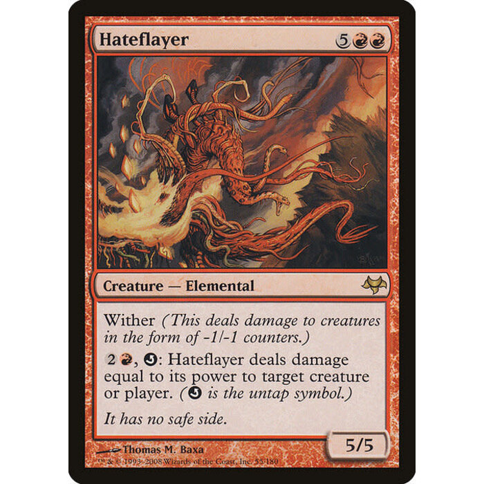 Magic: The Gathering Hateflayer (055) Moderately Played Foil - Chinese (S)