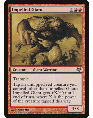 Magic: The Gathering Impelled Giant (058) Moderately Played
