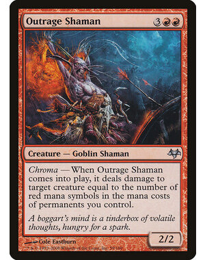 Magic: The Gathering Outrage Shaman (059) Moderately Played