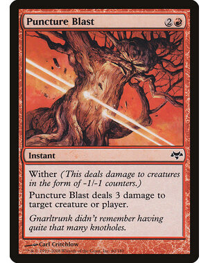 Magic: The Gathering Puncture Blast (060) Moderately Played