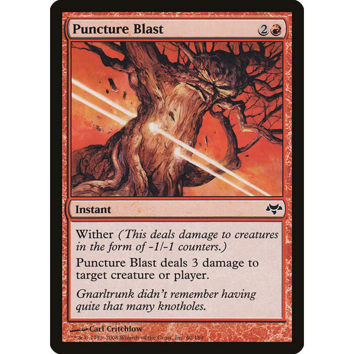 Magic: The Gathering Puncture Blast (060) Moderately Played