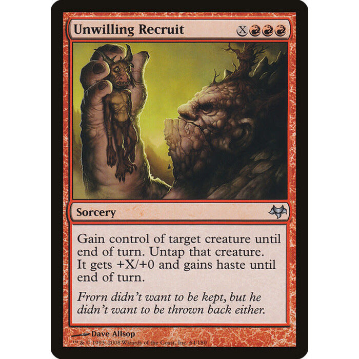 Magic: The Gathering Unwilling Recruit (064) Moderately Played