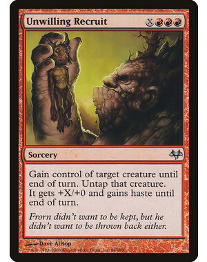 Magic: The Gathering Unwilling Recruit (064) Moderately Played Foil