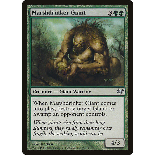 Magic: The Gathering Marshdrinker Giant (069) Moderately Played