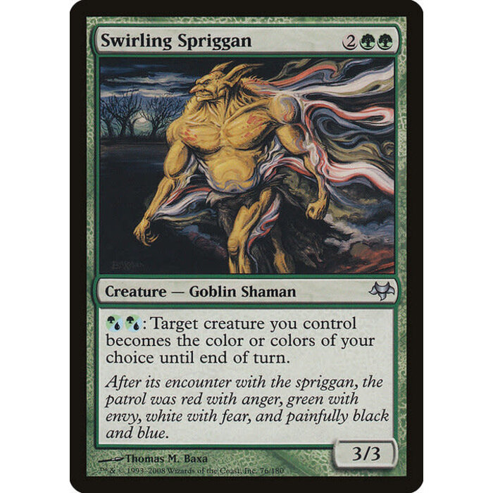 Magic: The Gathering Swirling Spriggan (076) Moderately Played