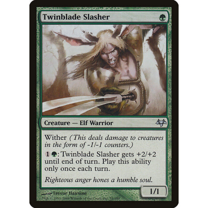 Magic: The Gathering Twinblade Slasher (079) Moderately Played