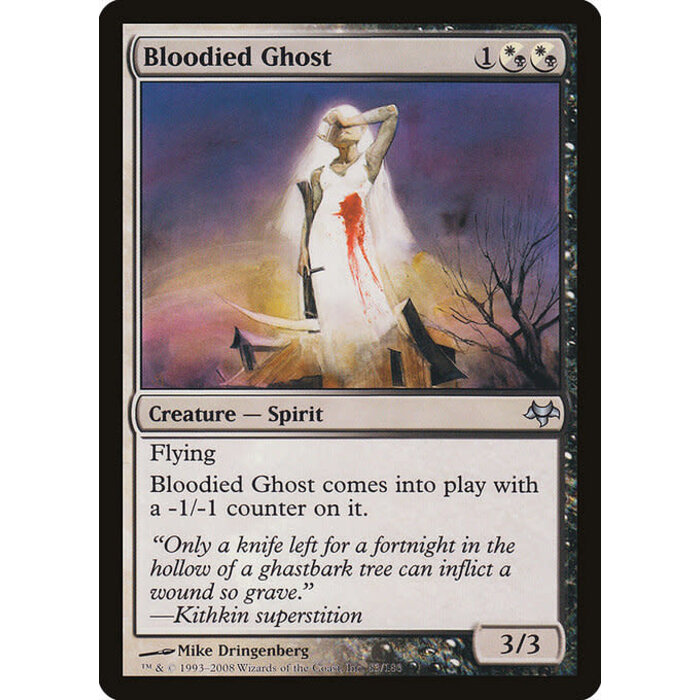 Magic: The Gathering Bloodied Ghost (083) Moderately Played