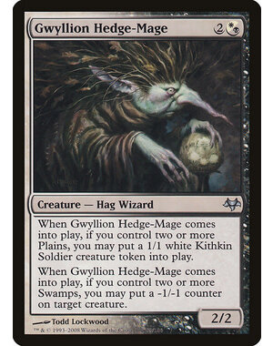 Magic: The Gathering Gwyllion Hedge-Mage (089) Moderately Played