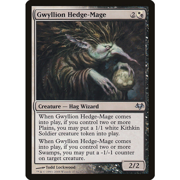 Magic: The Gathering Gwyllion Hedge-Mage (089) Moderately Played